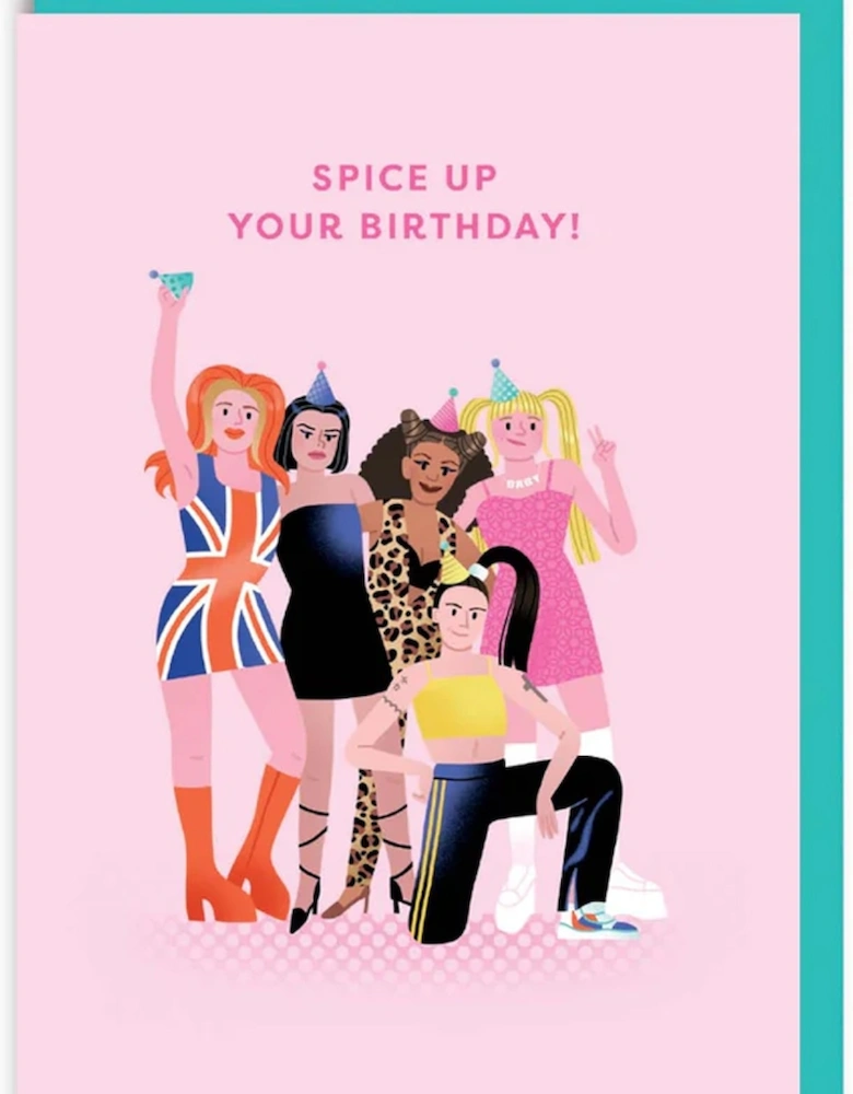 Spice Girls Birthday Card