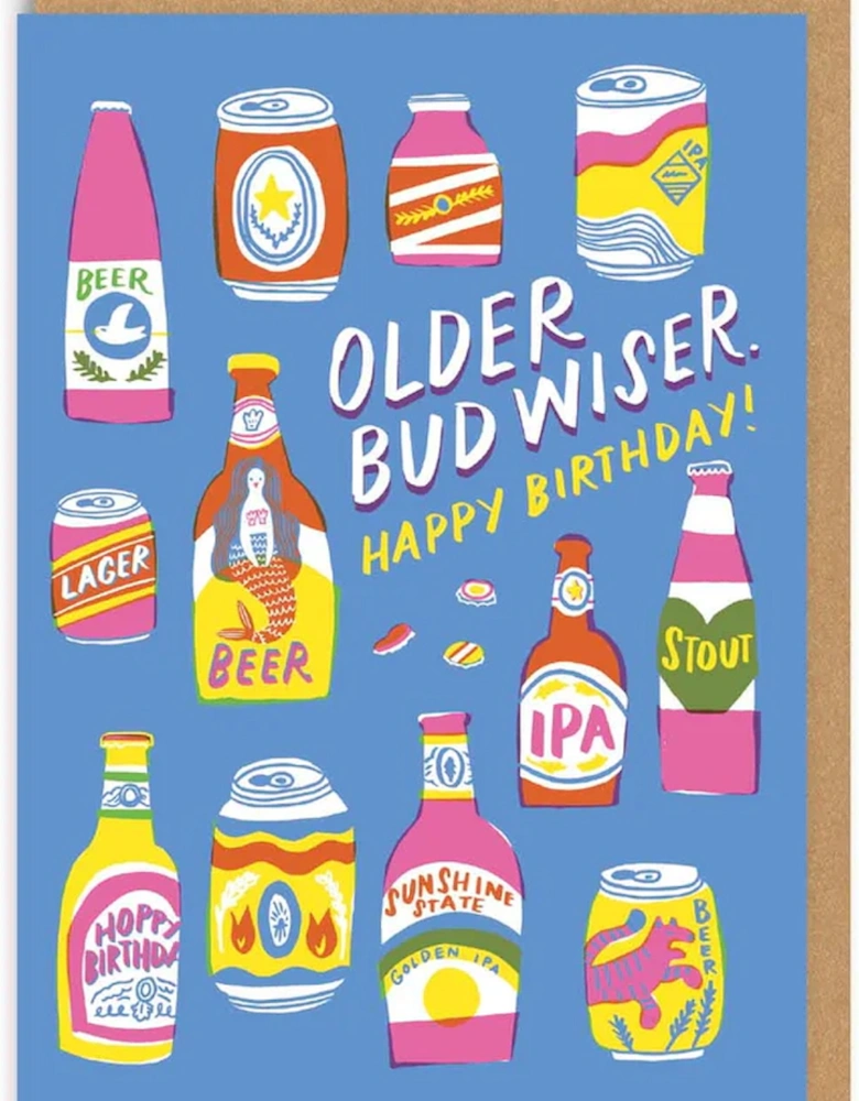 Older Budwiser Birthday Card