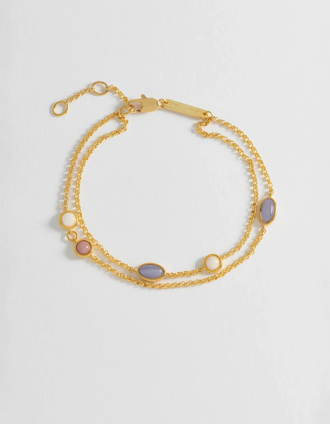 Multi Gemstone Bracelet Gold Plated, 4 of 3