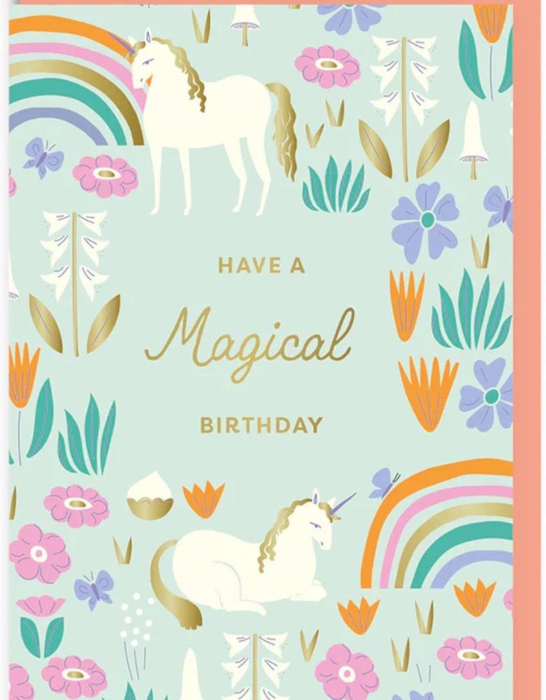 Unicorn Birthday Card