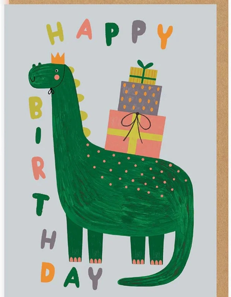 Cute Dinosaur Birthday Card