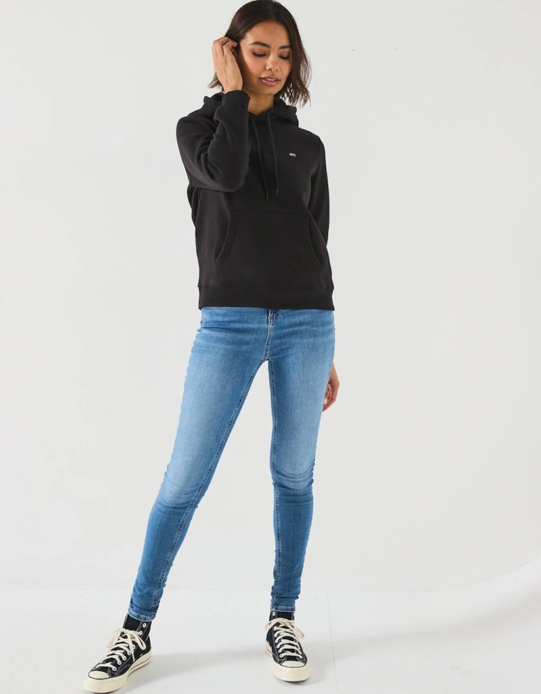 Flag Logo Hoodie - Black