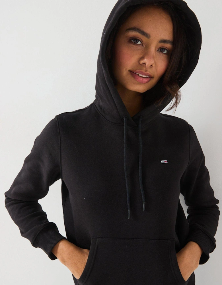 Flag Logo Hoodie - Black
