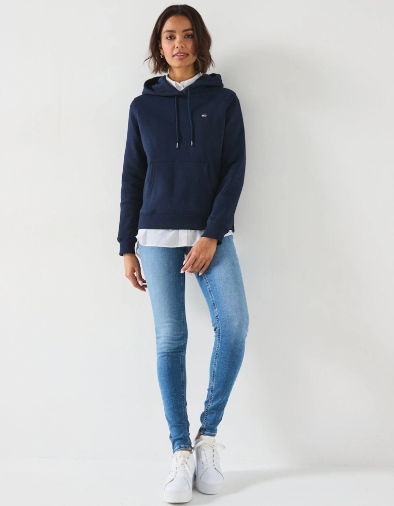 Flag Logo Hoodie - Navy