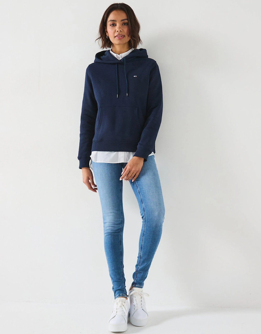 Flag Logo Hoodie - Navy