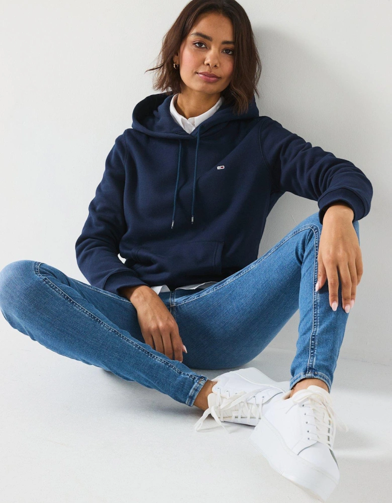 Flag Logo Hoodie - Navy