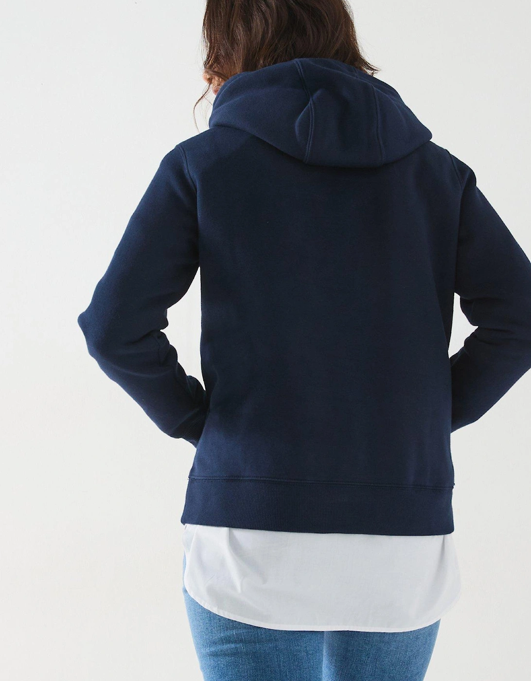 Flag Logo Hoodie - Navy