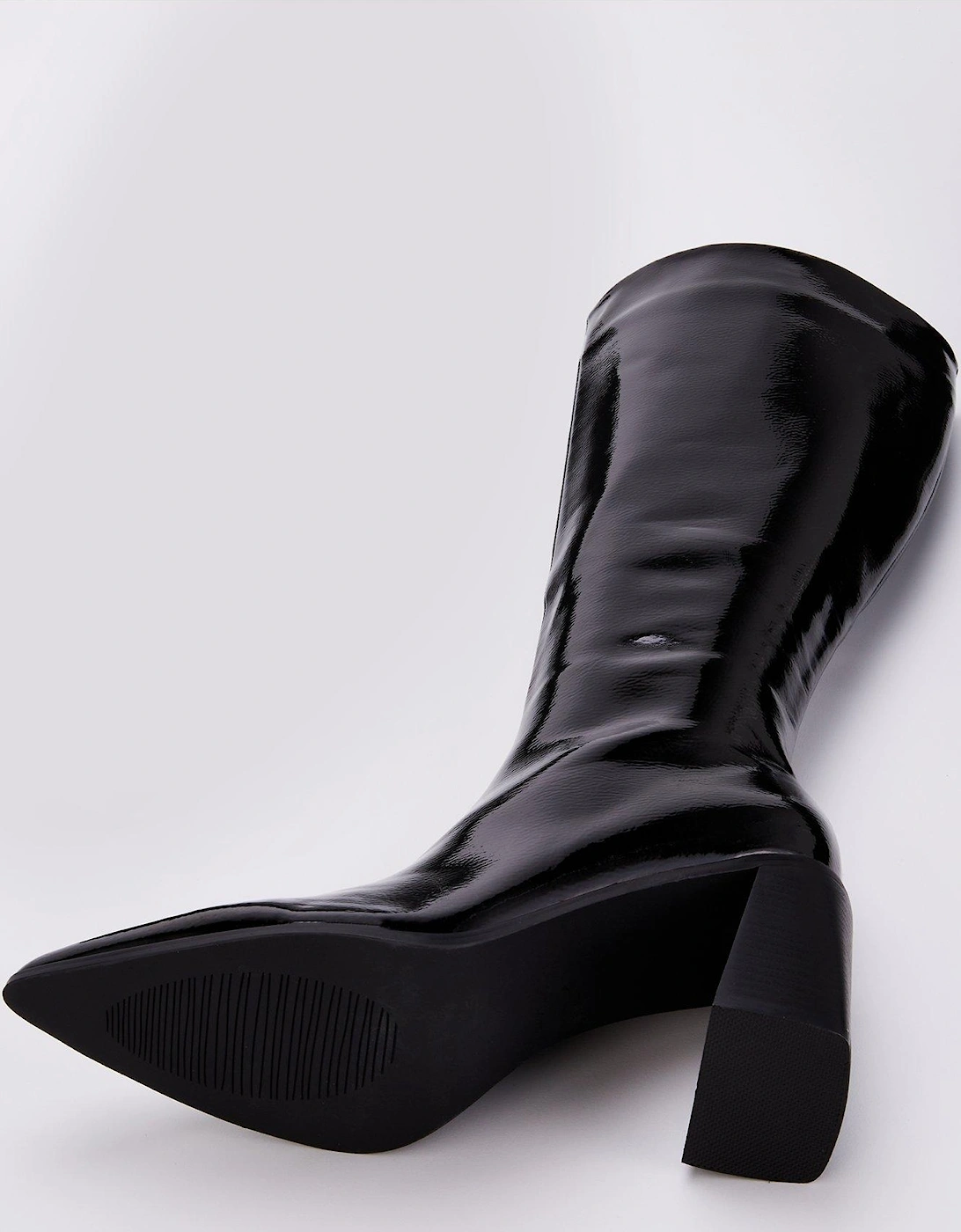 Corally Knee High Boots - Black