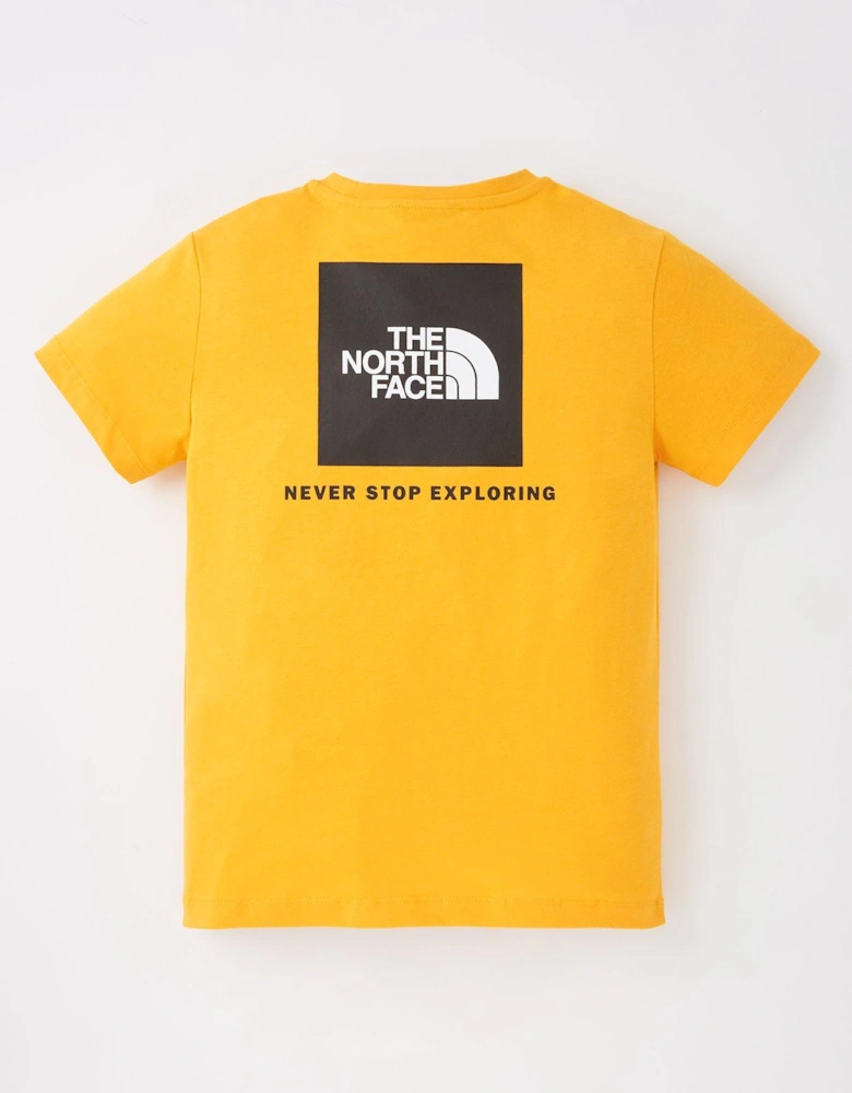 Junior Boys Redbox Short Sleeve Tee - Gold