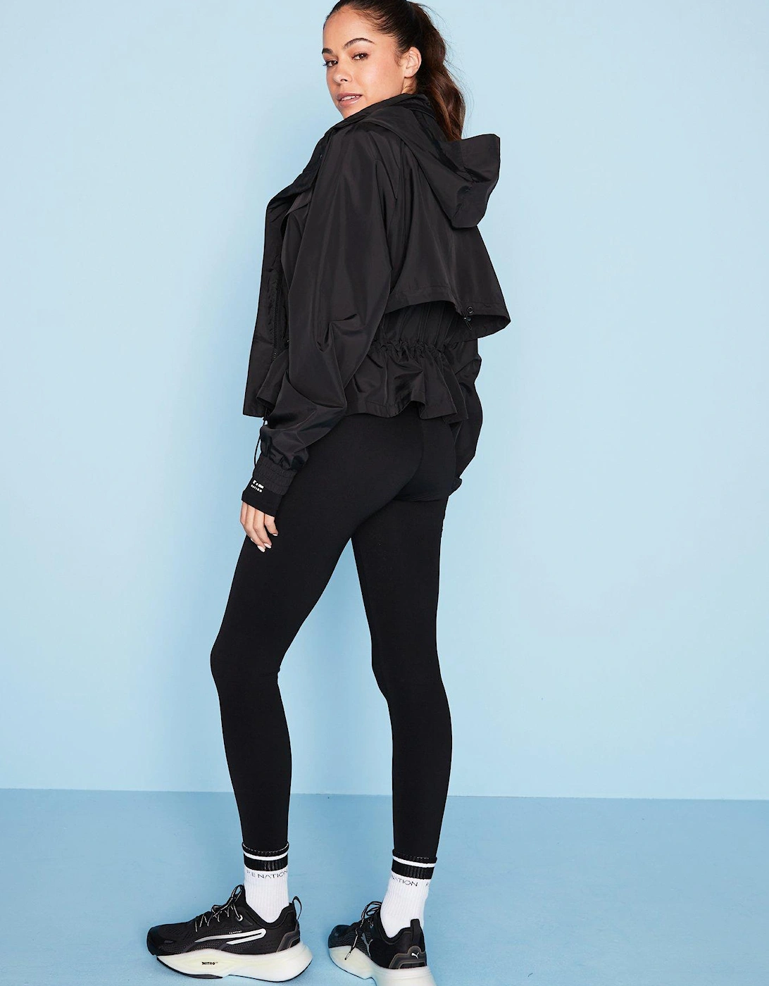 Womens Training Shelter Jacket - Black