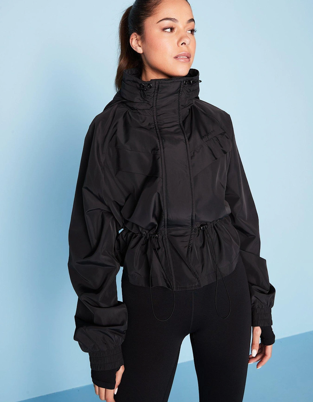 Womens Training Shelter Jacket - Black