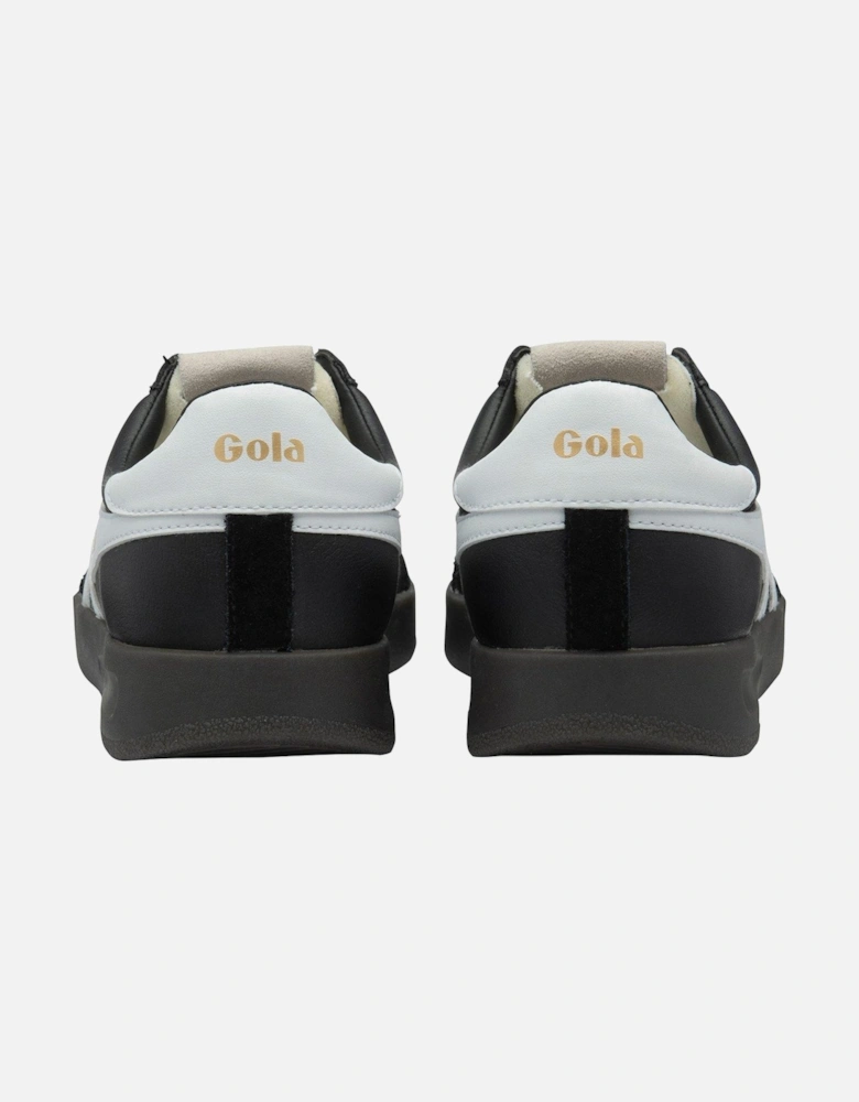 Women's Cyclone Leather Trainers - Black/White