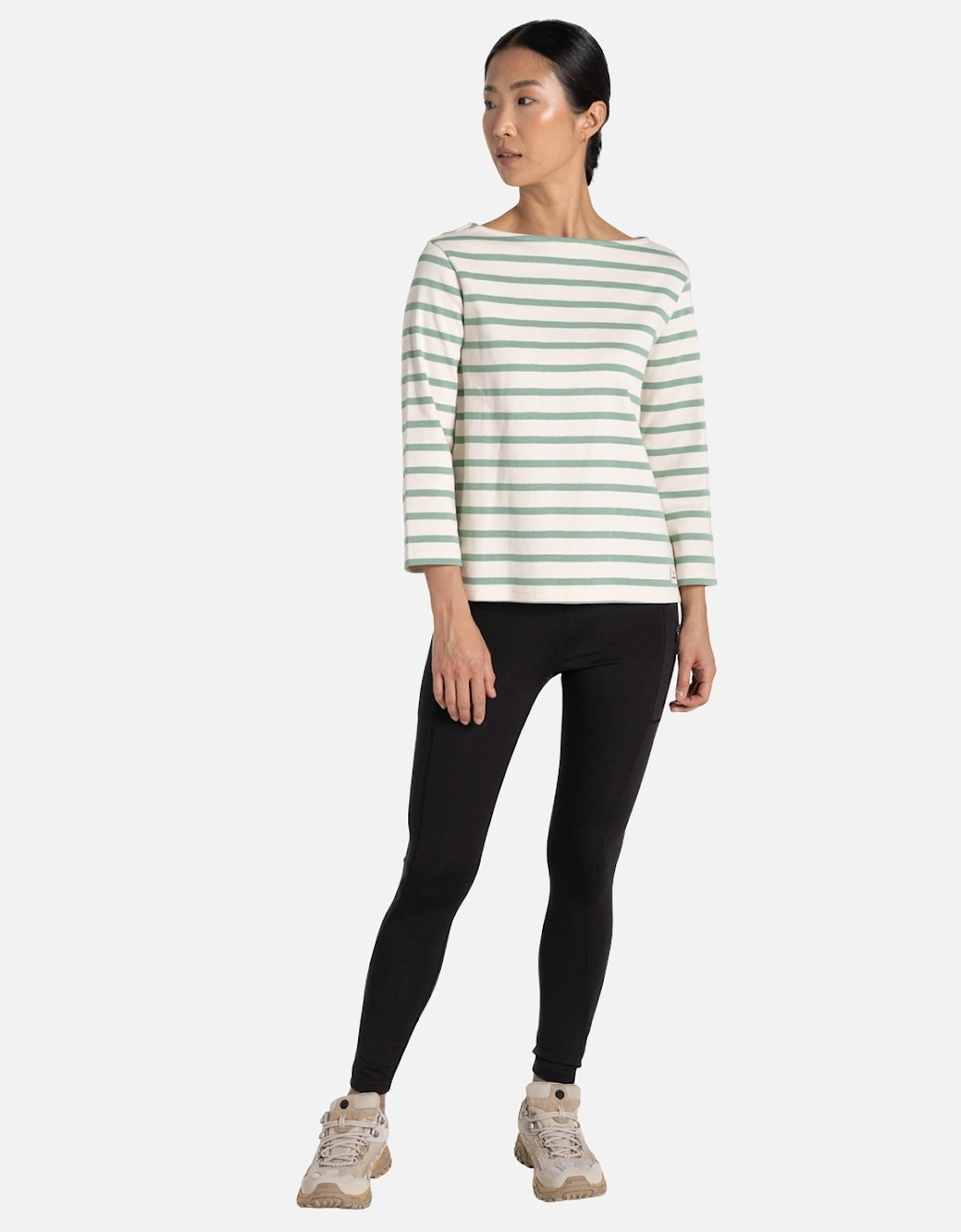 Womens/Ladies Painne Stripe Long-Sleeved Top