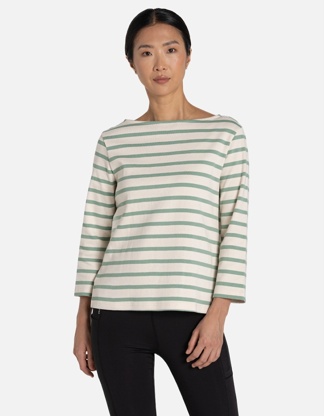 Womens/Ladies Painne Stripe Long-Sleeved Top