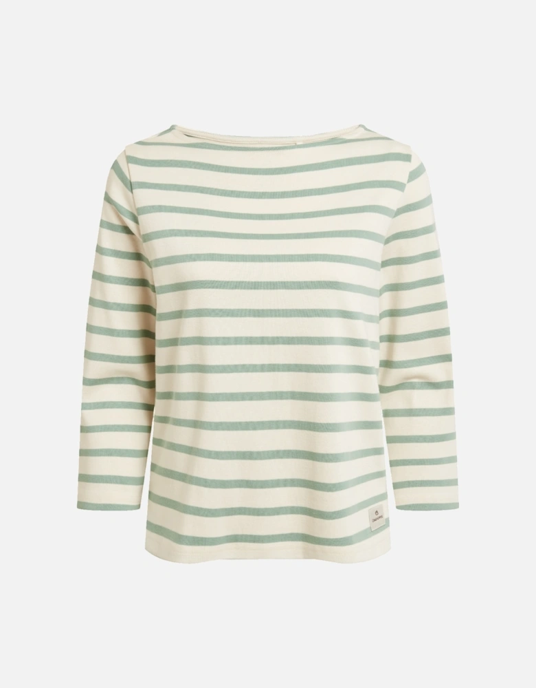 Womens/Ladies Painne Stripe Long-Sleeved Top