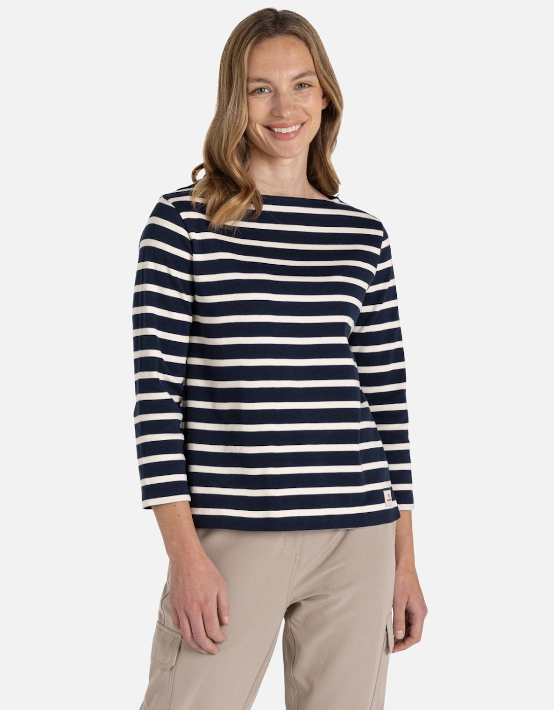 Womens/Ladies Painne Stripe Long-Sleeved Top