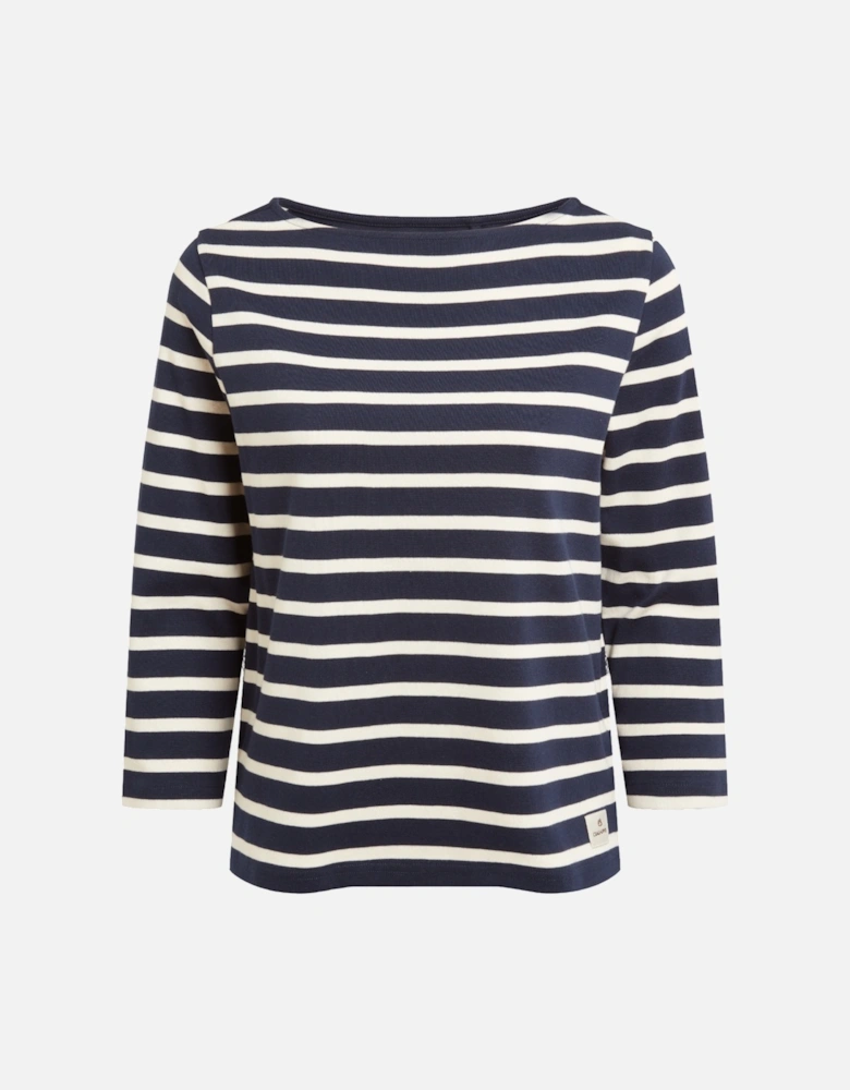 Womens/Ladies Painne Stripe Long-Sleeved Top