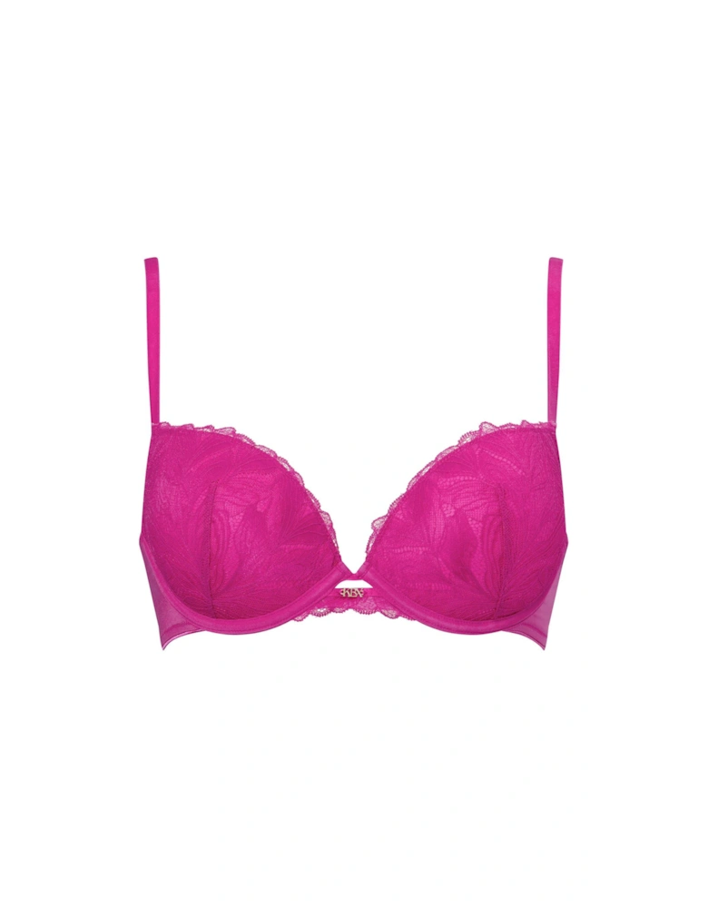 Harper Padded Plunge Bra - Pink