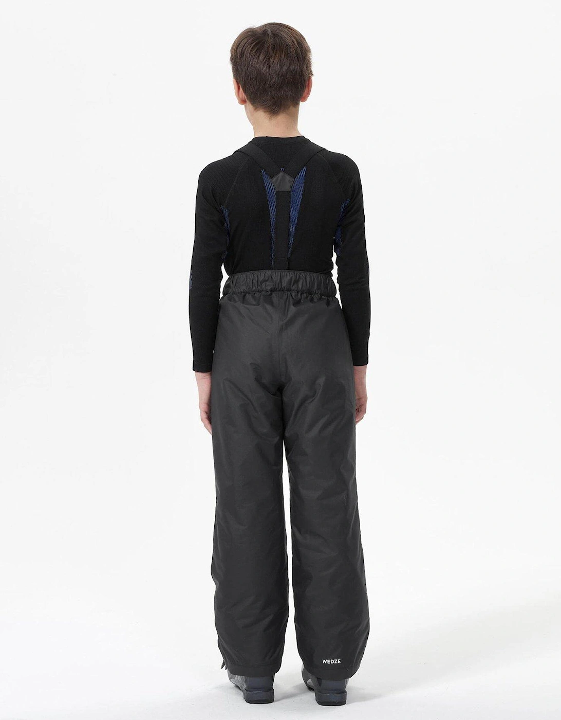Kids' 100 Warm And Waterproof Ski Trousers - Dark Grey