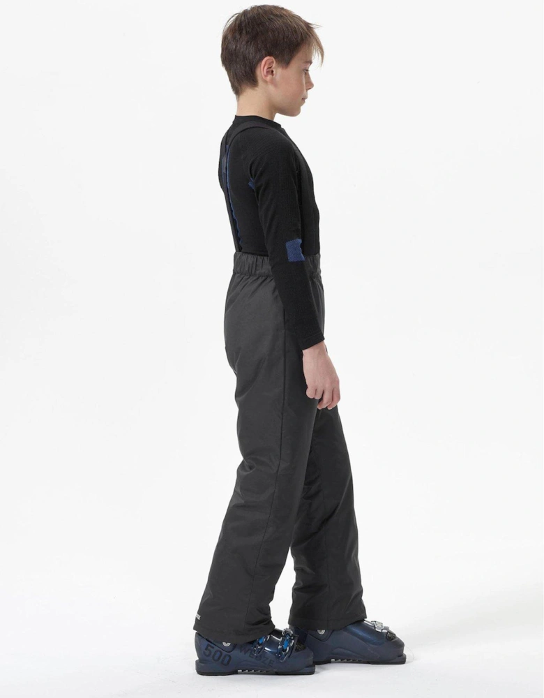 Kids' 100 Warm And Waterproof Ski Trousers - Dark Grey
