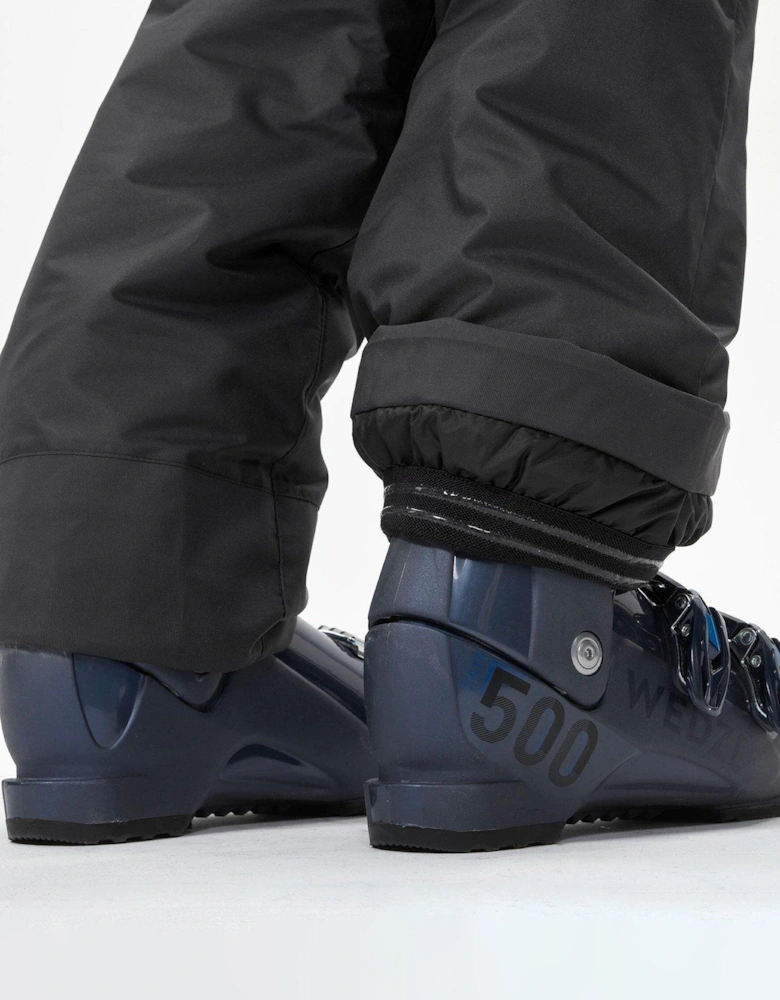 Kids' 100 Warm And Waterproof Ski Trousers - Dark Grey