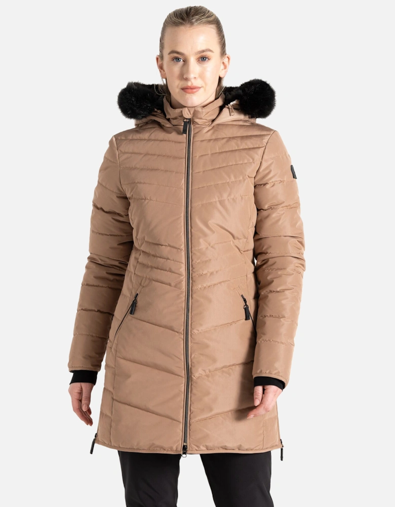 Womens/Ladies Striking IIII Mid Length Padded Jacket