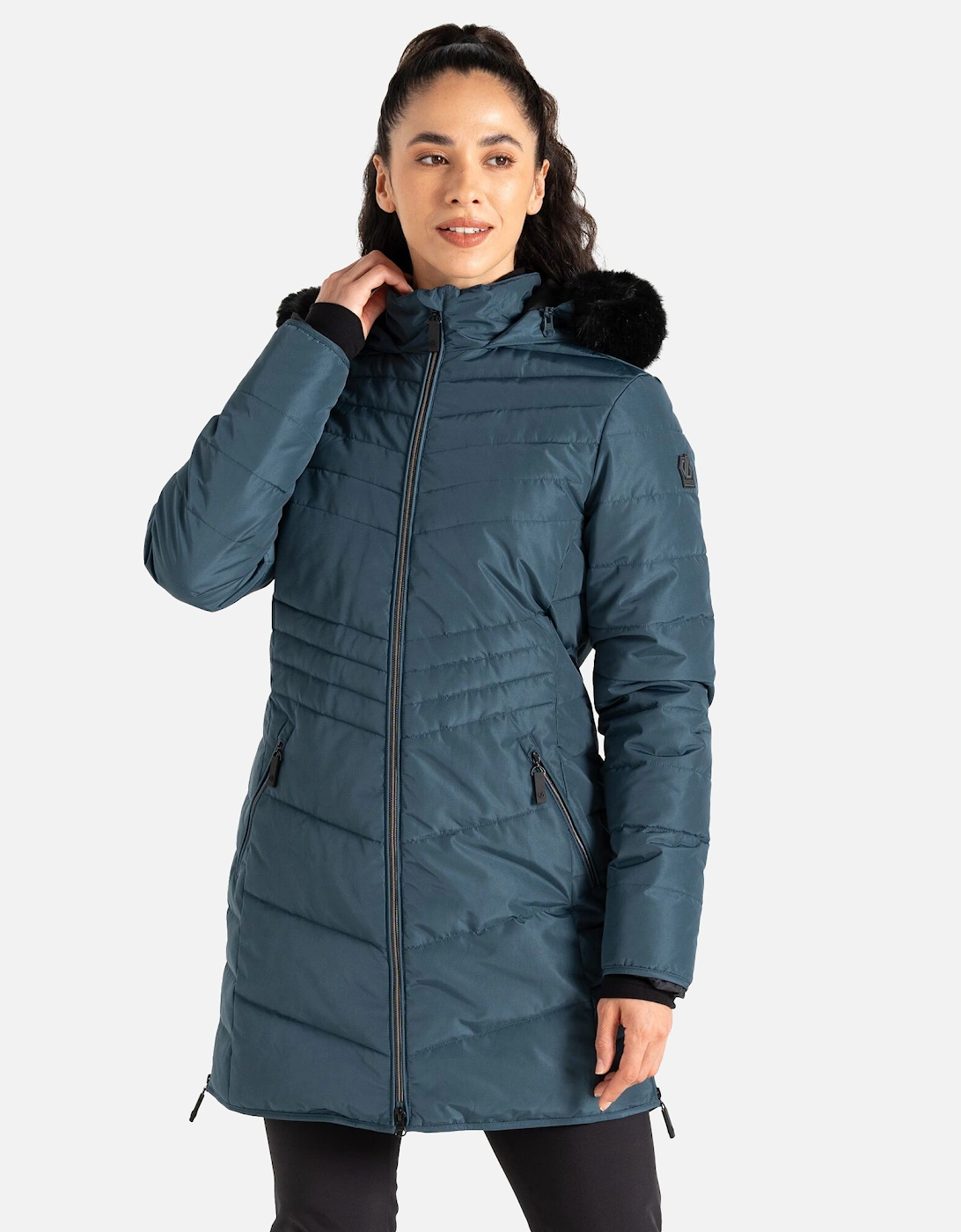 Womens/Ladies Striking IIII Mid Length Padded Jacket