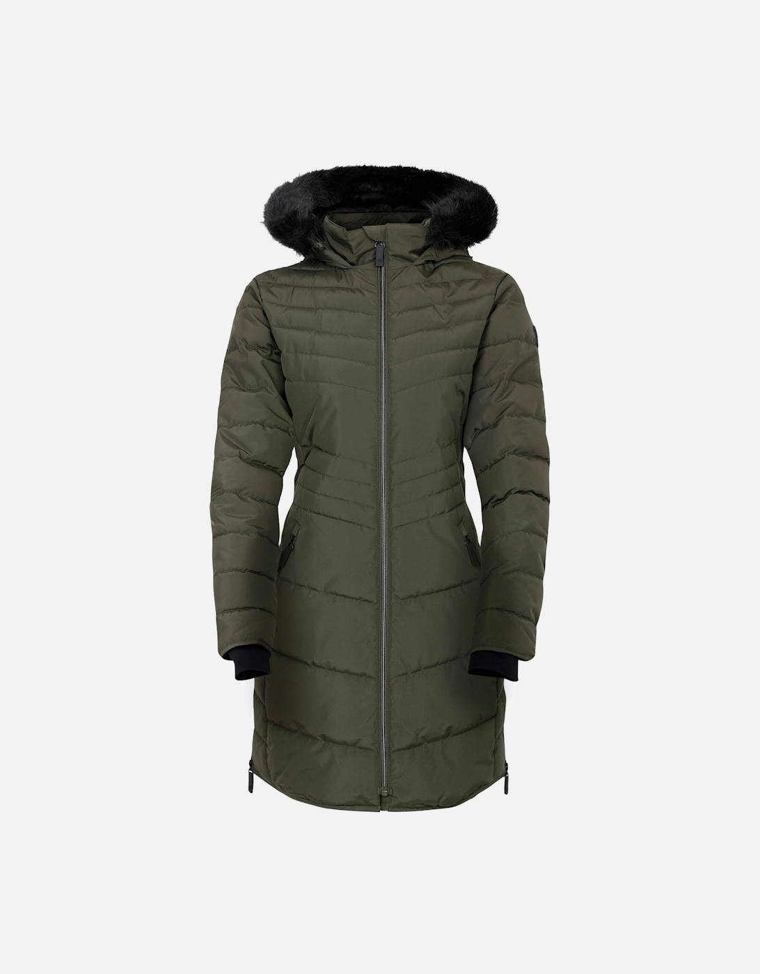 Womens/Ladies Striking IIII Mid Length Padded Jacket