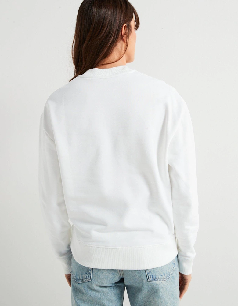 Hero Logo Sweatshirt - White