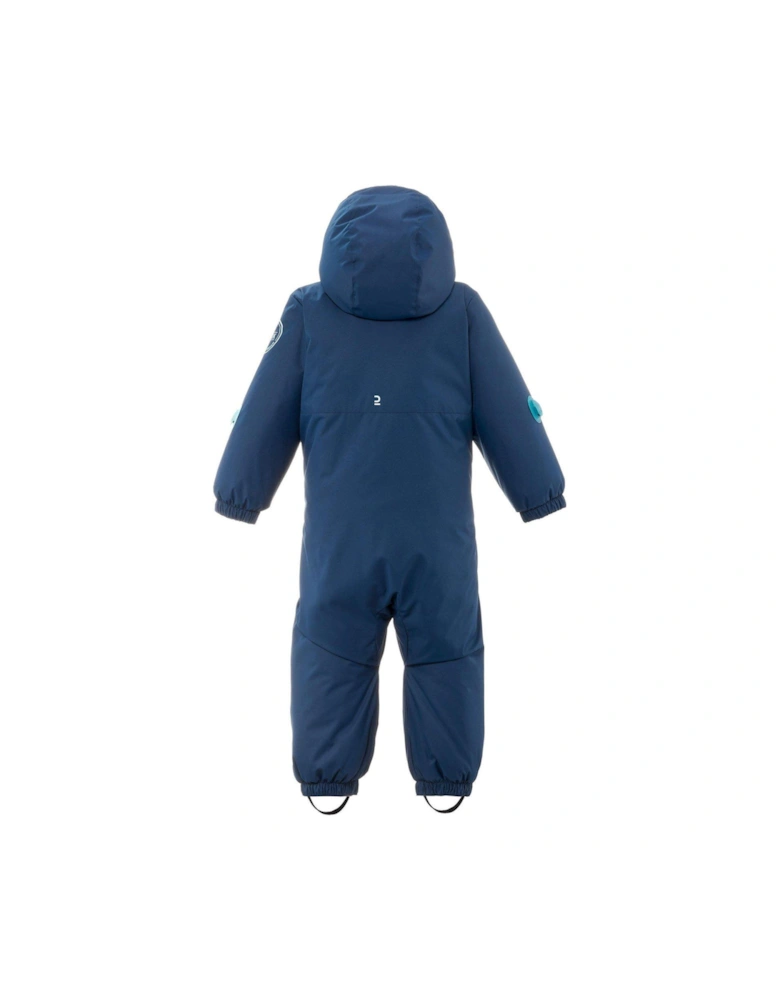 Kids' 500 Warm Baby Ski Suit 500 - Blue