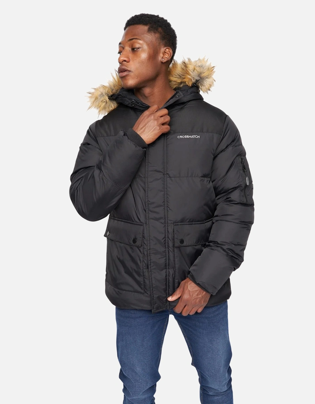 Mens Bentlays Hooded Jacket, 4 of 3