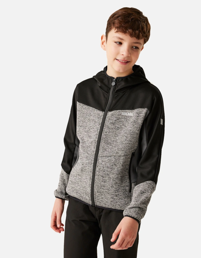 Childrens/Kids Dissolver IX Marl Full Zip Fleece Jacket