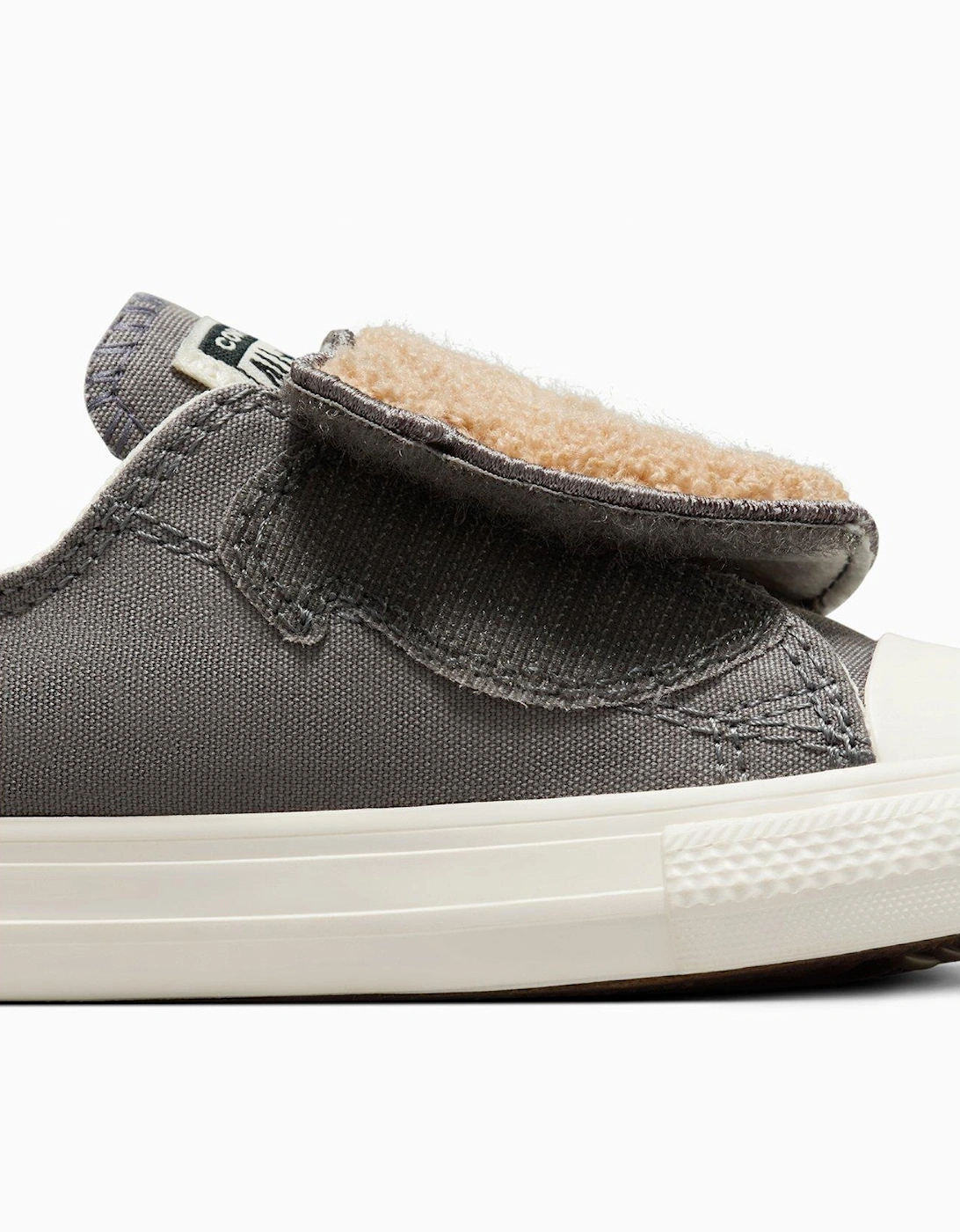Infant Cozy Essentials Chuck Taylor All Star One Strap Trainers - Grey