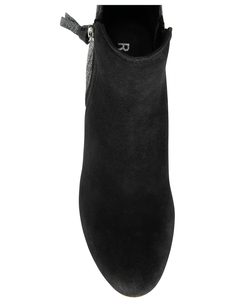 Tay Suede Ankle Boot - Black