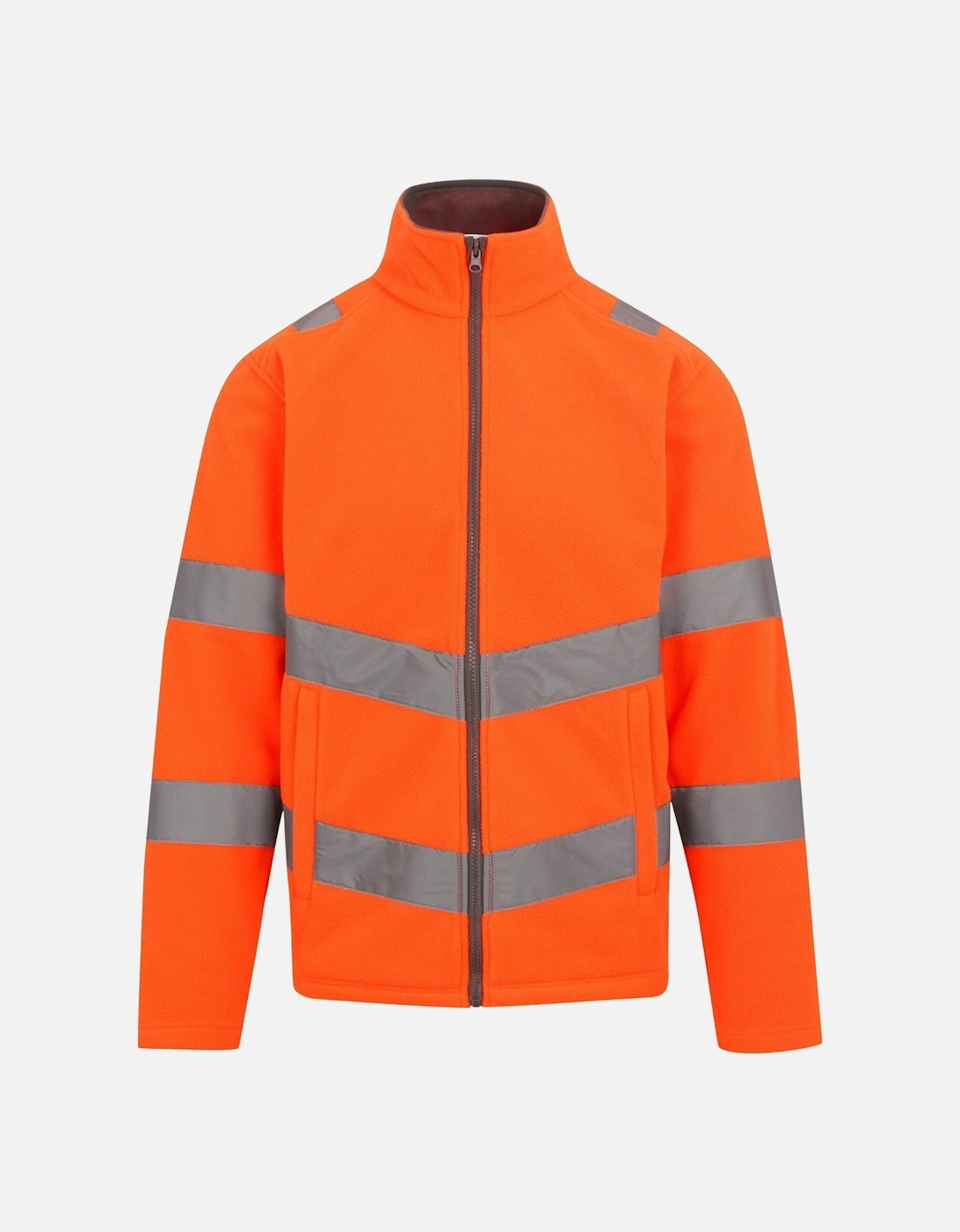 Regatta Unisex Orange Professional Adult High-Vis Fleece Jacket - Size: 48/22