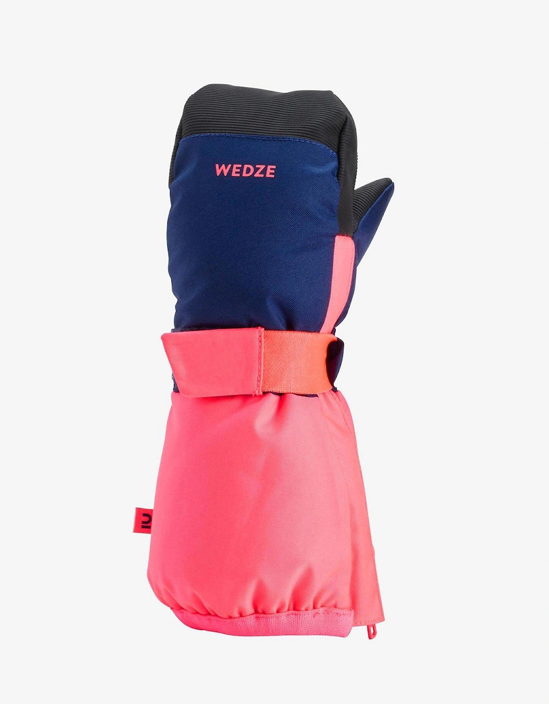 Kids Warm And Waterproof Ski Mittens - Blue / Pink