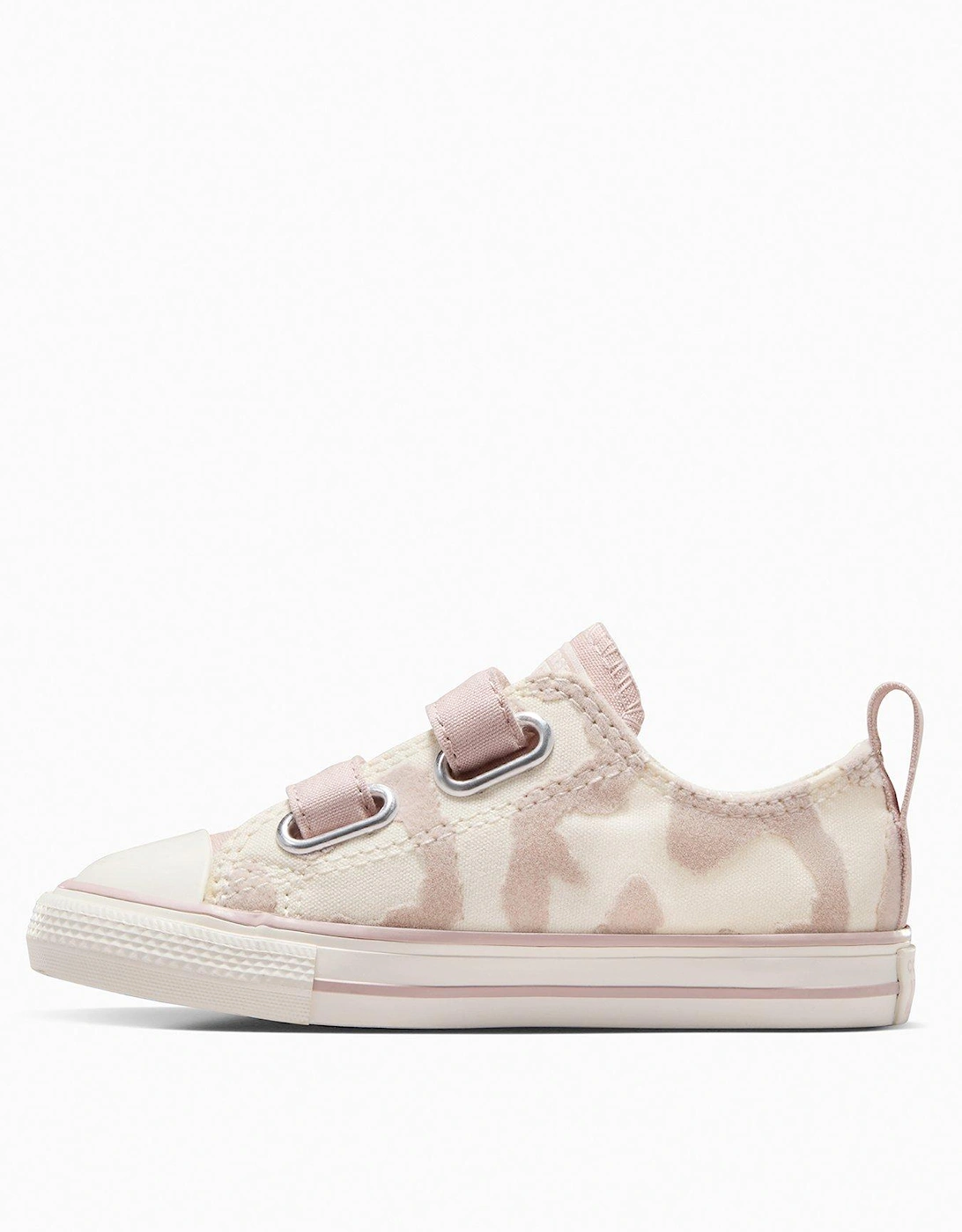 Infant Lavish Leopard Chuck Taylor All Star 2V Trainers - White/Pink