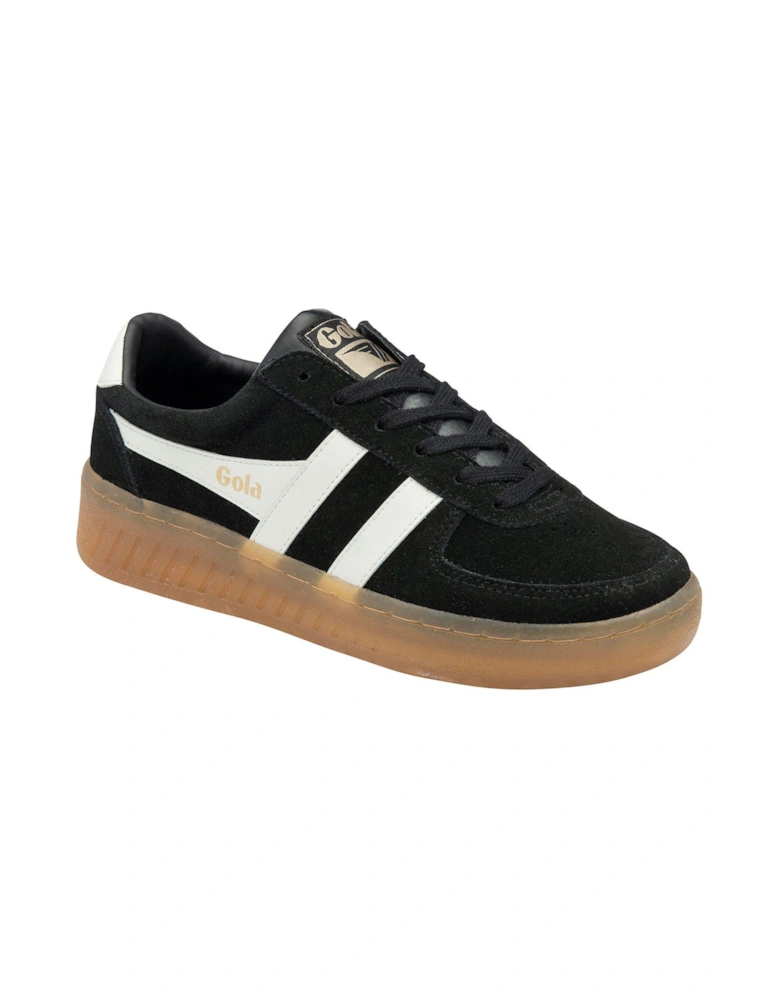 Women's Grandslam Suede Trainers - Black