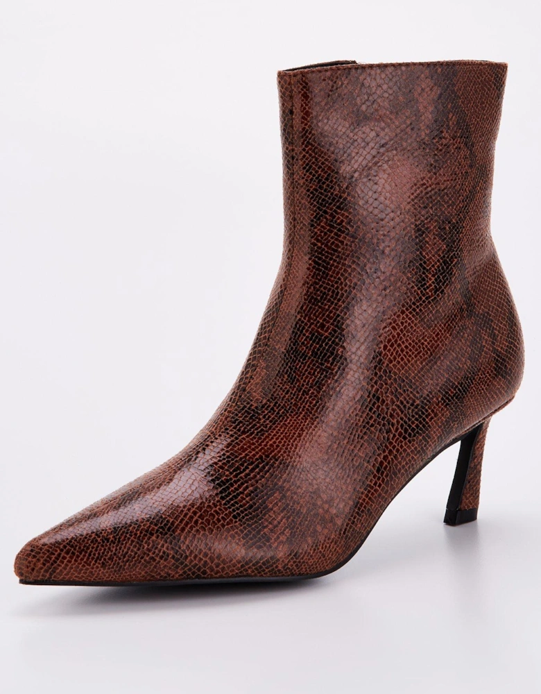 Henton Ankle Boots - Snake - Print