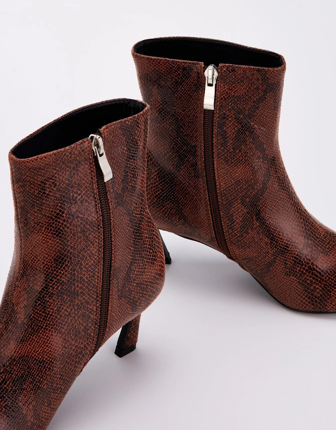 Henton Ankle Boots - Snake - Print