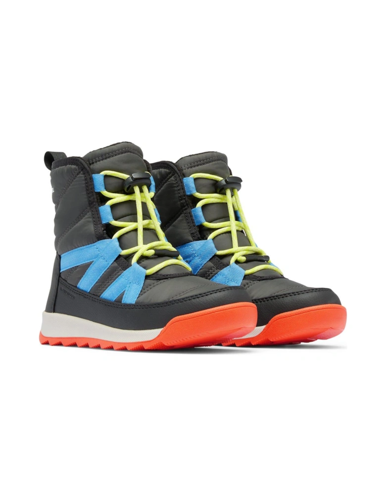 Kids Youth Whitney 2 Plus Lace Waterproof Boots - Multi - Black