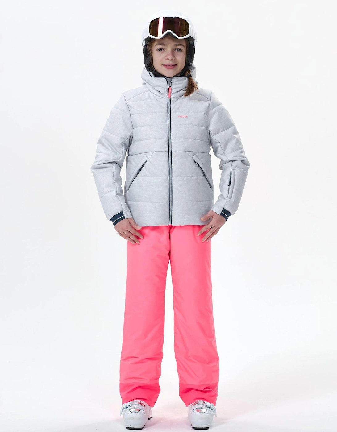 Unisex Kids P 180 Warm Ski Jacket - Grey