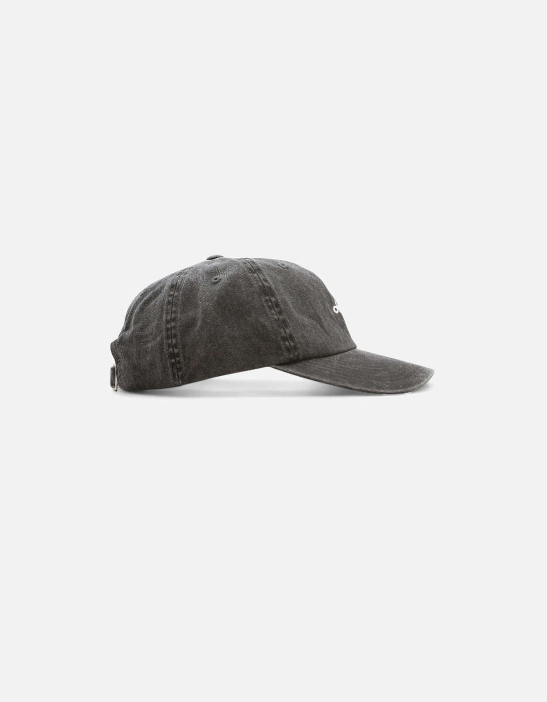 Pigment Lowercase 6 Panel Snapback Cap - Pigment Black