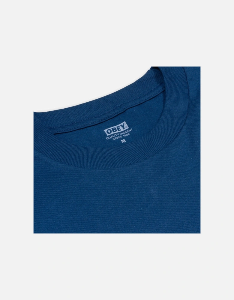 Records, Buy, Sell, Trade Classic T-Shirt - Harbor Blue