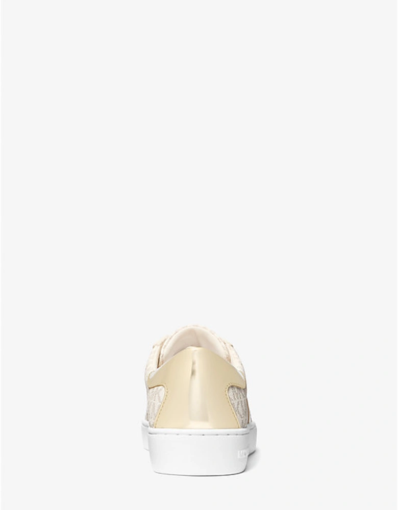 Keaton Metallic Striped Signature Logo Sneaker