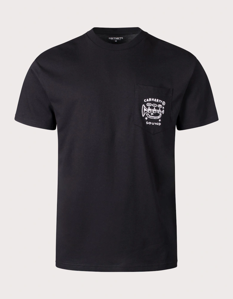 Relaxed Fit Fragments Pocket T-Shirt