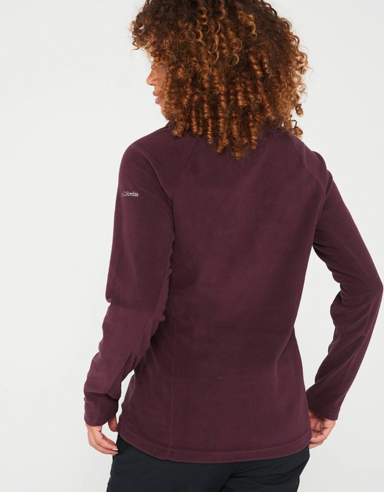 Women's Glacial 1/2 Zip Fleece - Purple