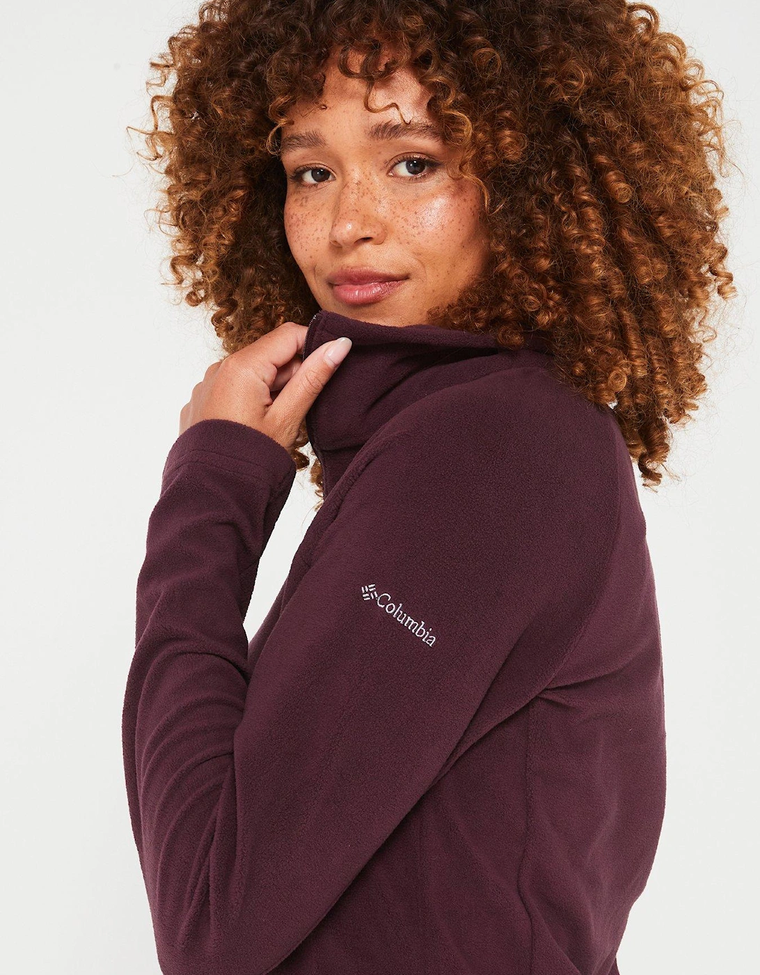 Women's Glacial 1/2 Zip Fleece - Purple