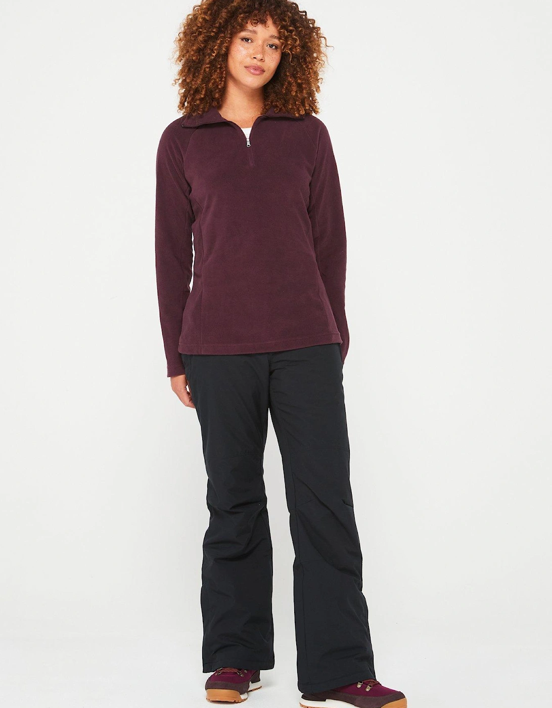 Women's Glacial 1/2 Zip Fleece - Purple