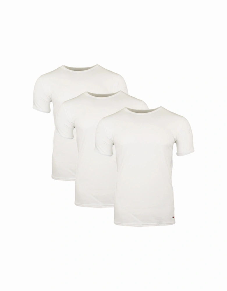 3-Pack Premium Essentials Stretch T-Shirts, White